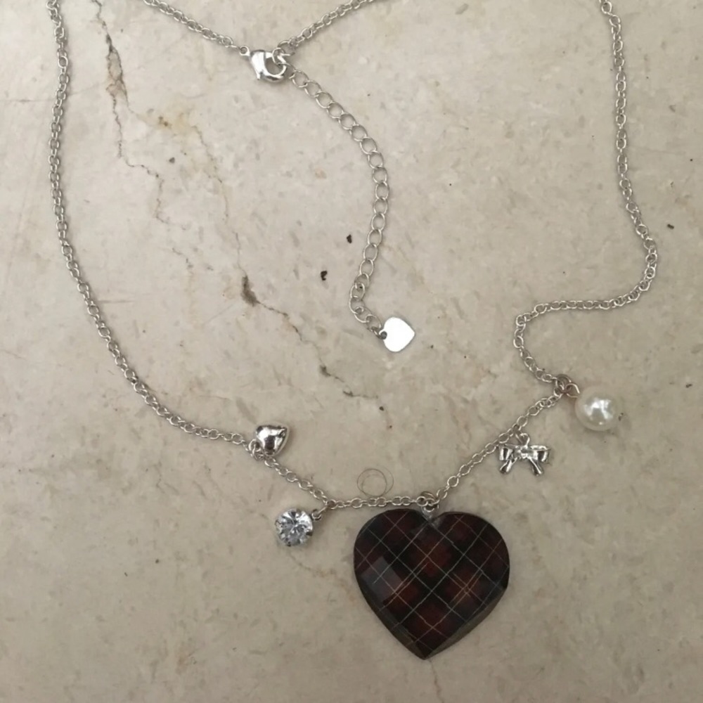 Fashion Women Heart Pendant Charm Necklace Jewelry